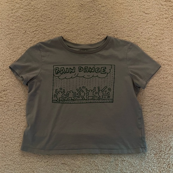 Keith Haring x GAP Rain Dance Shrunken Tee - Picture 2 of 5